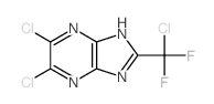 3,4-dichloro-8-(chloro-difluoro-methyl)-2,5,7,9-tetrazabicyclo[4.3.0]nona-2,4,7,10-tetraene Structure