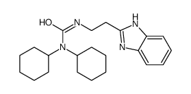 (9CI)-N-[2-(1H-苯并咪唑-2-基)乙基]-N,N-二环己基-脲结构式