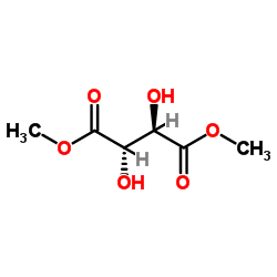 L-(+)-酒石酸二甲酯结构式