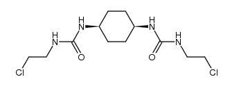 1,1'-((1s,4s)-cyclohexane-1,4-diyl)bis(3-(2-chloroethyl)urea) Structure