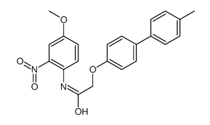 N-(4-methoxy-2-nitrophenyl)-2-[4-(4-methylphenyl)phenoxy]acetamide Structure