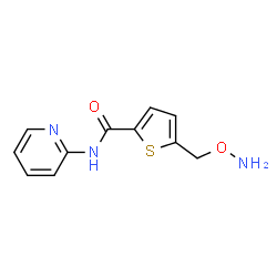 2-Thiophenecarboxamide,5-[(aminooxy)methyl]-N-2-pyridinyl-(9CI) Structure