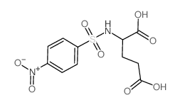 L-Glutamic acid,N-[(4-nitrophenyl)sulfonyl]- Structure