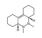 (4aR,6aS)-5,6-Dimethyl-1,2,3,4,4a,5,6,6a,7,8,9,10-dodecahydro-benzo[c]cinnoline结构式