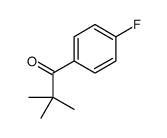 1-Propanone, 2,2-dimethyl-1-(4-fluorophenyl)- Structure