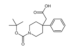 2-(1-(叔丁氧基羰基)-4-苯基哌啶-4-基)乙酸图片