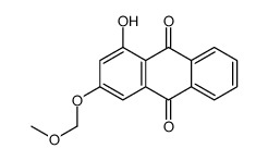 1-hydroxy-3-(methoxymethoxy)anthracene-9,10-dione Structure