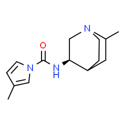 1H-Pyrrole-1-carboxamide,3-methyl-N-[(3R)-6-methyl-1-azabicyclo[2.2.2]oct-结构式