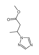 METHYL-3-(1H-1,2,4-TRIAZOLE-1-YL)-BUTYRATE Structure