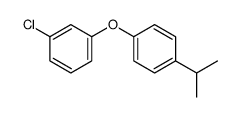 1-chloro-3-(4-propan-2-ylphenoxy)benzene结构式