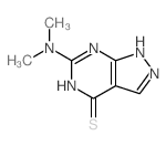 3-dimethylamino-2,4,8,9-tetrazabicyclo[4.3.0]nona-1,3,6-triene-5-thione Structure