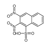 2,3-dinitronaphthalene-1-sulfonic acid Structure