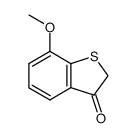 2,3-dihydro-7-methoxybenzo[b]thiophen-3-one Structure