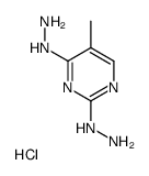 [(4-hydrazinyl-5-methylpyrimidin-2-yl)amino]azanium,chloride Structure