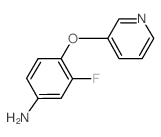 3-Fluoro-4-(3-pyridinyloxy)aniline Structure