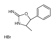 (4R,5S)-4-methyl-5-phenyl-4,5-dihydro-1,3-oxazol-2-amine,hydrobromide结构式