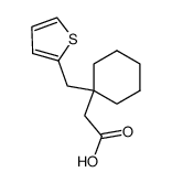 2-(1-(Thiophen-2-ylmethyl)cyclohexyl)acetic acid结构式