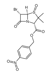 p-nitrobenzoyl 6α-bromopenicillanate 1-oxide Structure