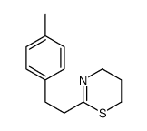 4H-1,3-Thiazine,5,6-dihydro-2-(p-methylphenethyl)-(8CI)结构式