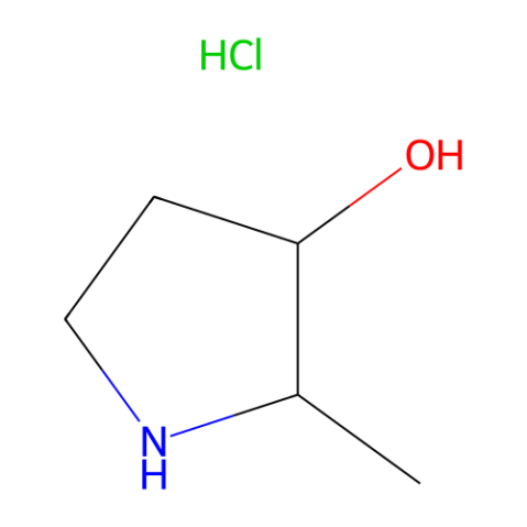 (2R,3S)-2-methylpyrrolidin-3-ol;hydrochloride结构式