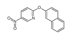 2-naphthalen-2-yloxy-5-nitropyridine Structure