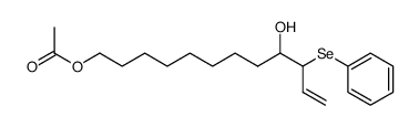 12-acetoxy-4-hydroxy-3-phenylseleno-1-dodecene结构式