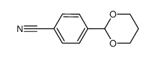 Benzonitrile, 4-(1,3-dioxan-2-yl)- (9CI) Structure