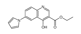 ethyl 4-hydroxy-6-(pyrrol-1-yl)quinoline-3-carboxylate Structure