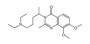 4(3H)-Quinazolinone,3-[4-(diethylamino)-1-methylbutyl]-7,8-dimethoxy-2-methyl- picture