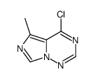 4-CHLORO-5-METHYL-IMIDAZO[5,1-F][1,2,4]TRIAZINE结构式