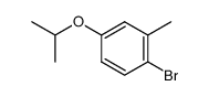 2-Bromo-5-isopropoxytoluene结构式