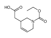 2-(1-ethoxycarbonyl-3,6-dihydro-2H-pyridin-3-yl)acetic acid结构式