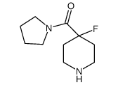 (4-fluoropiperidin-4-yl)-pyrrolidin-1-ylmethanone Structure