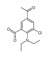 1-[3-chloro-4-(diethylamino)-5-nitrophenyl]ethanone Structure