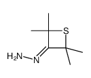 (2,2,4,4-tetramethylthietan-3-ylidene)hydrazine Structure