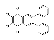 2,3-dichloro-6,7-diphenylnaphthalene-1,4-dione结构式