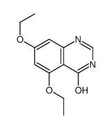 5,7-Diethoxy-4(1H)-quinazolinone Structure