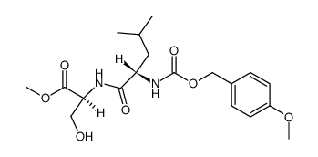 Z(OMe)-Leu-Ser-OMe Structure