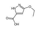 5-ETHOXY-1H-PYRAZOLE-3-CARBOXYLIC ACID结构式