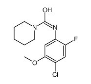 N-(4-chloro-2-fluoro-5-methoxyphenyl)piperidine-1-carboxamide Structure