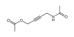 1-Acetamino-4-acetoxy-butin-(2)结构式