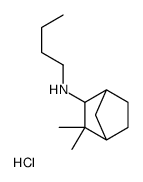 Bicyclo(2.2.1)heptan-2-amine, N-butyl-3,3-dimethyl-, hydrochloride结构式