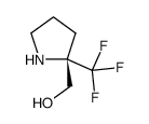 [(2S)-2-(trifluoromethyl)pyrrolidin-2-yl]methanol结构式