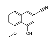 4-hydroxy-5-methoxy-[2]naphthonitrile结构式