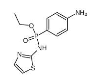 (4-amino-phenyl)-phosphonic acid ethyl ester-thiazol-2-ylamide Structure