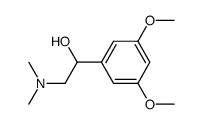 1-(3,5-dimethoxy-phenyl)-2-dimethylamino-ethanol结构式