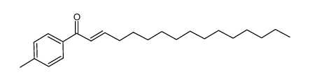 (E)-1-p-tolylhexadec-2-en-1-one结构式