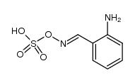 (((2-aminobenzylidene)amino)oxy)sulfonic acid Structure