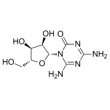 6-Amino-5-azacytidine structure