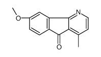 8-methoxy-4-methylindeno[1,2-b]pyridin-5-one Structure